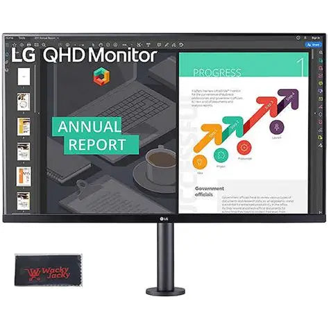 LG 32QP880-B 32-Inch QHD IPS Monitor with Ergo Stand